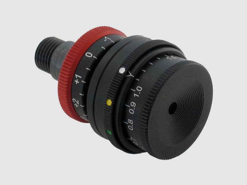 Gehmann diopter optics 0.0x with iris diopter + 6 color filters