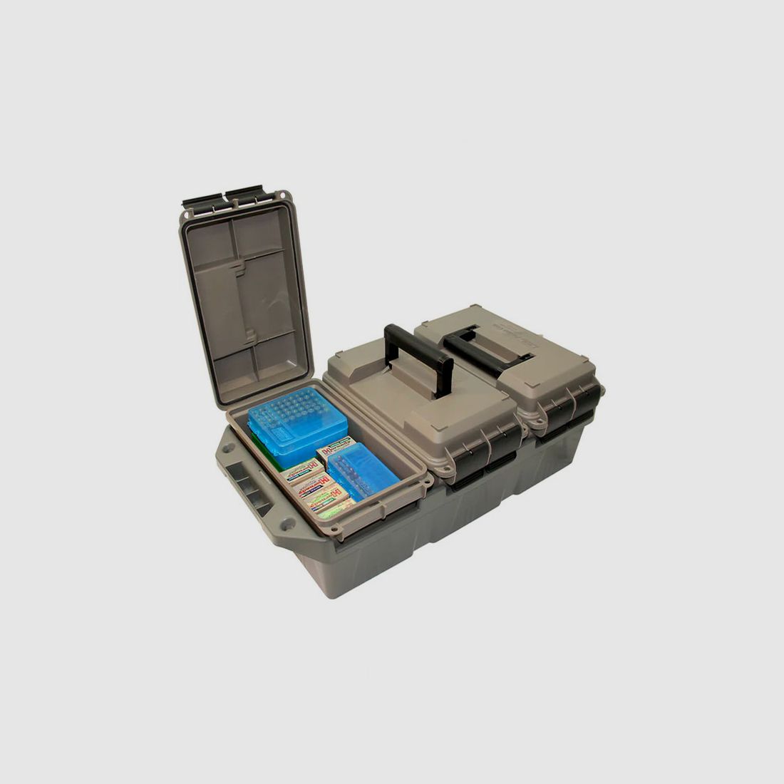 MTM CASE GUARD – 3-Dosen Munitionskiste | Grün Armee, Bild 5 von 5