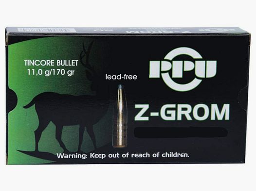 Cart. Prvi. Cal 30-06-170 Z-Grom Lead Free (20 Un)
