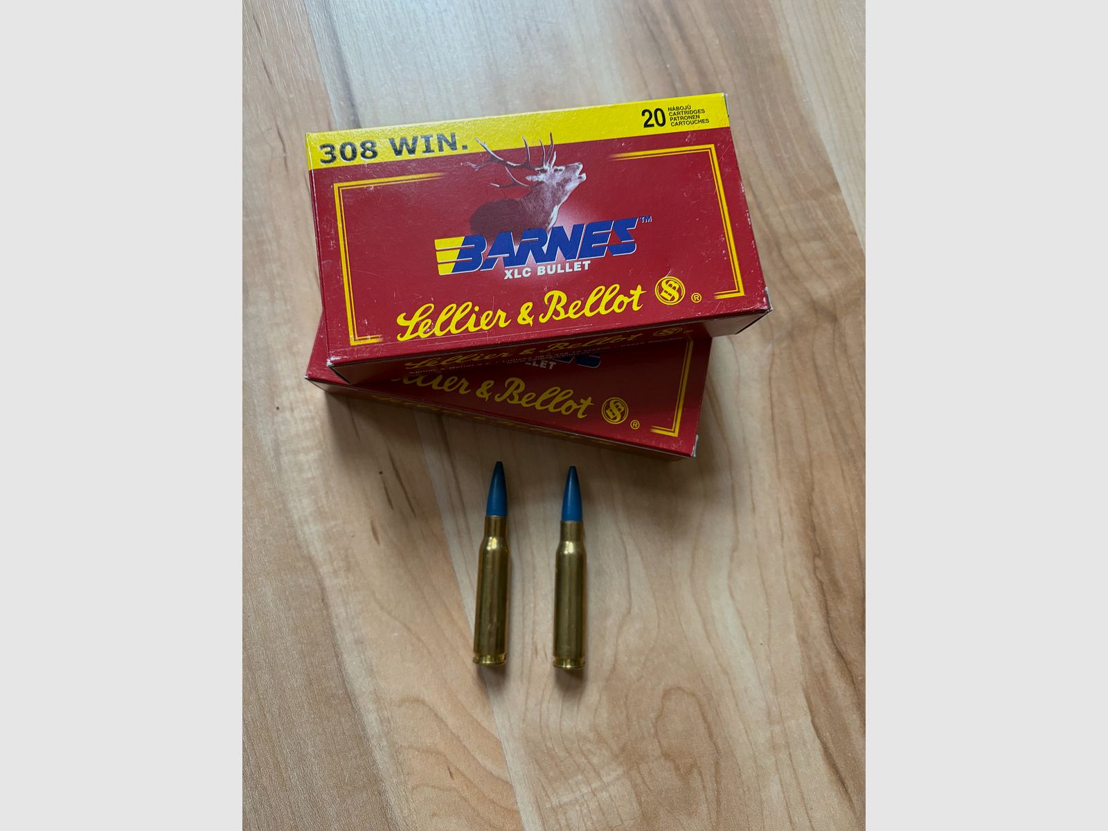 42x S&B loodvrij met Barnes XLC .308 Win (Geen TTSX, Edge)