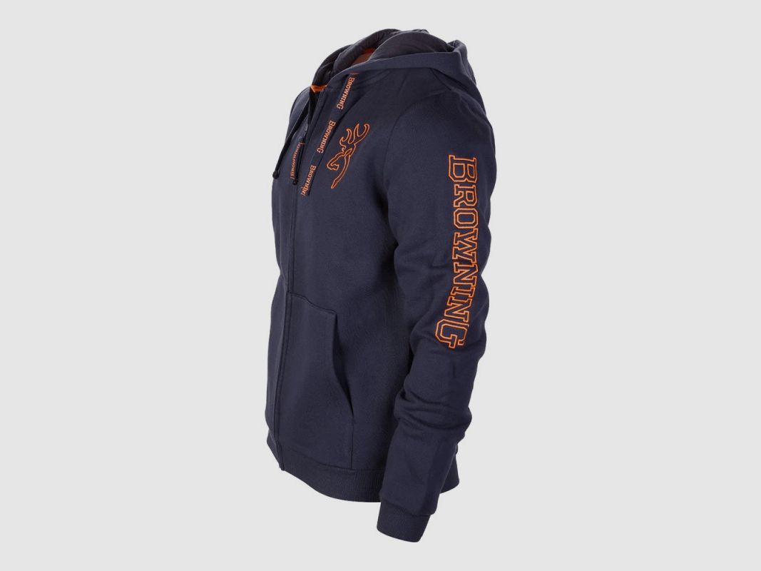 BROWNING SNAPSHOT ZIP BLUE Kapuzenpullover, Bild 3 von 4