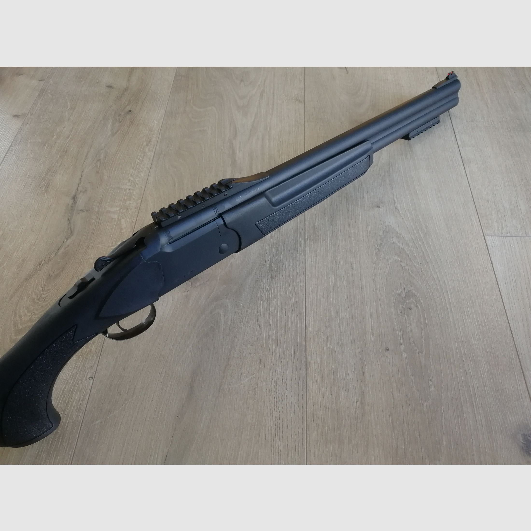 Bockdoppelflinte Bockflinte Kaliber 12/76 KHAN ARMS A-TAC Schrotflinte 51cm Tactical Picatinny Jagd Sport Defense *NEUwertig*