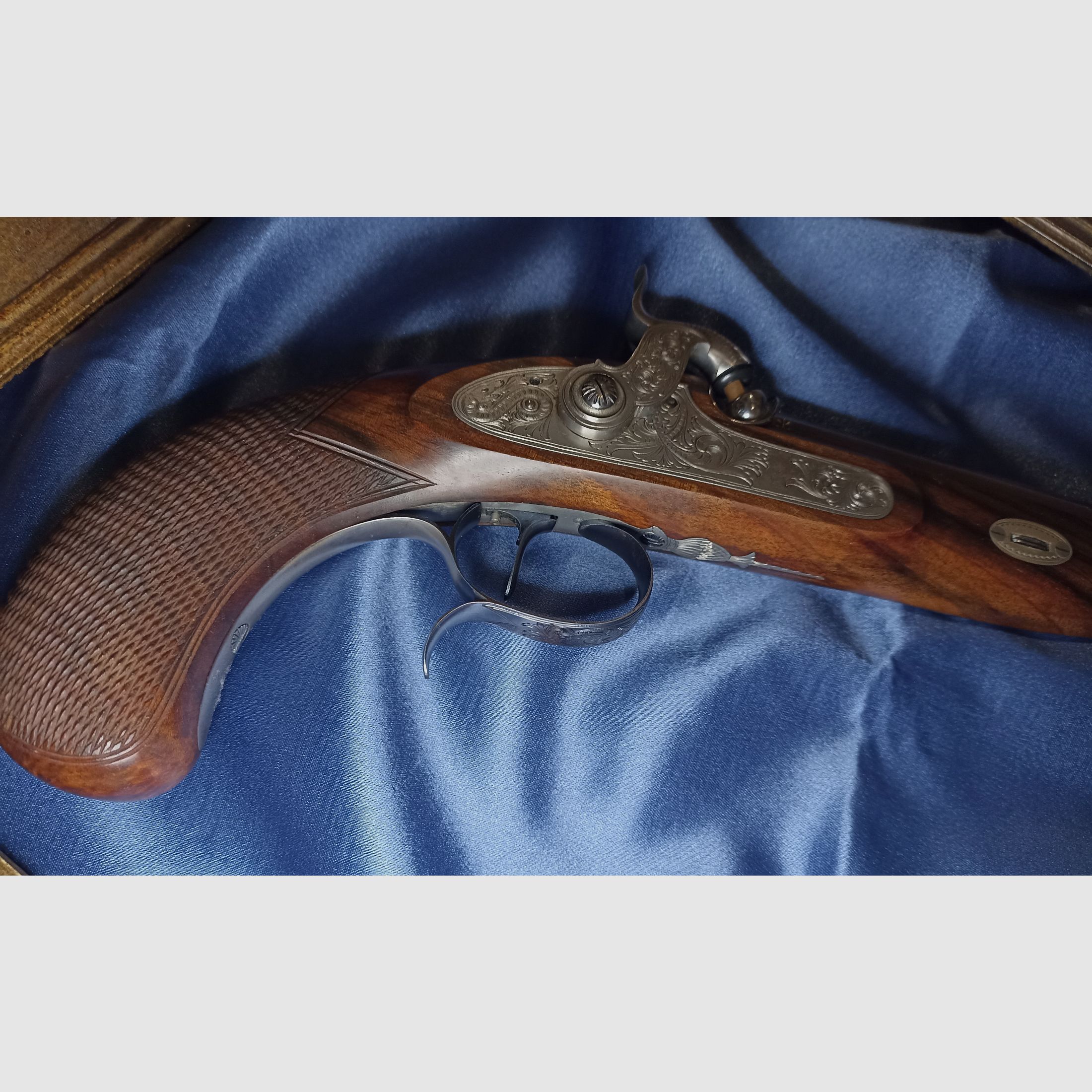 Pistola a percussione Hege Überlingen cal. 33 Siber a Losanna Oro