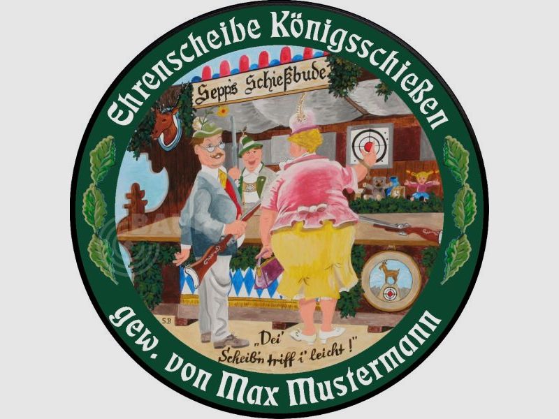 Schützenscheibe ECO-LINE Motiv 157