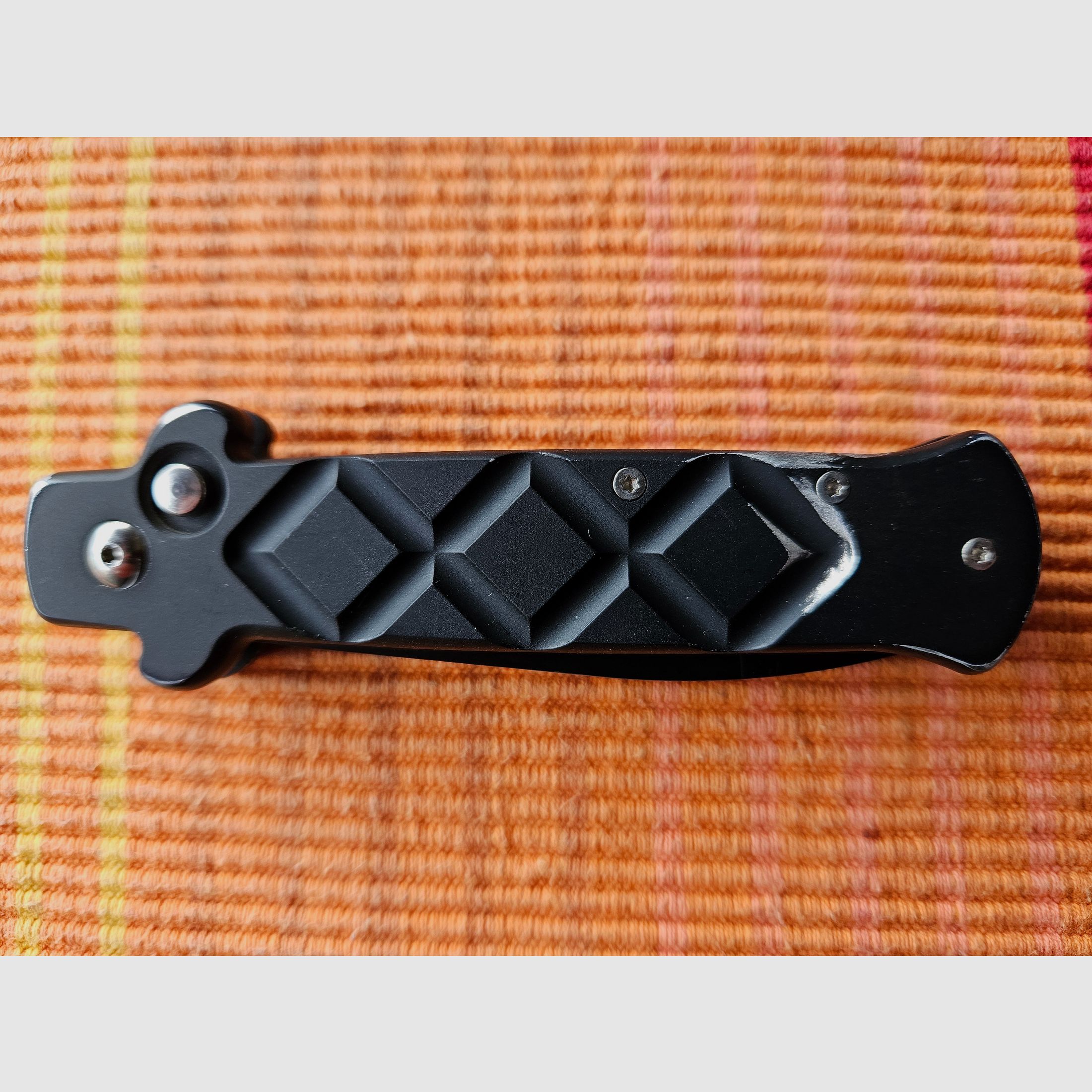 Beltrame Springmesser Coltello Scatto Tattico 3-D Nero schwarz