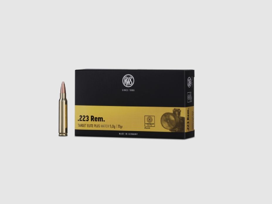Target Elite Plus Kaliber .223 Rem. 77gr 20 Schuss