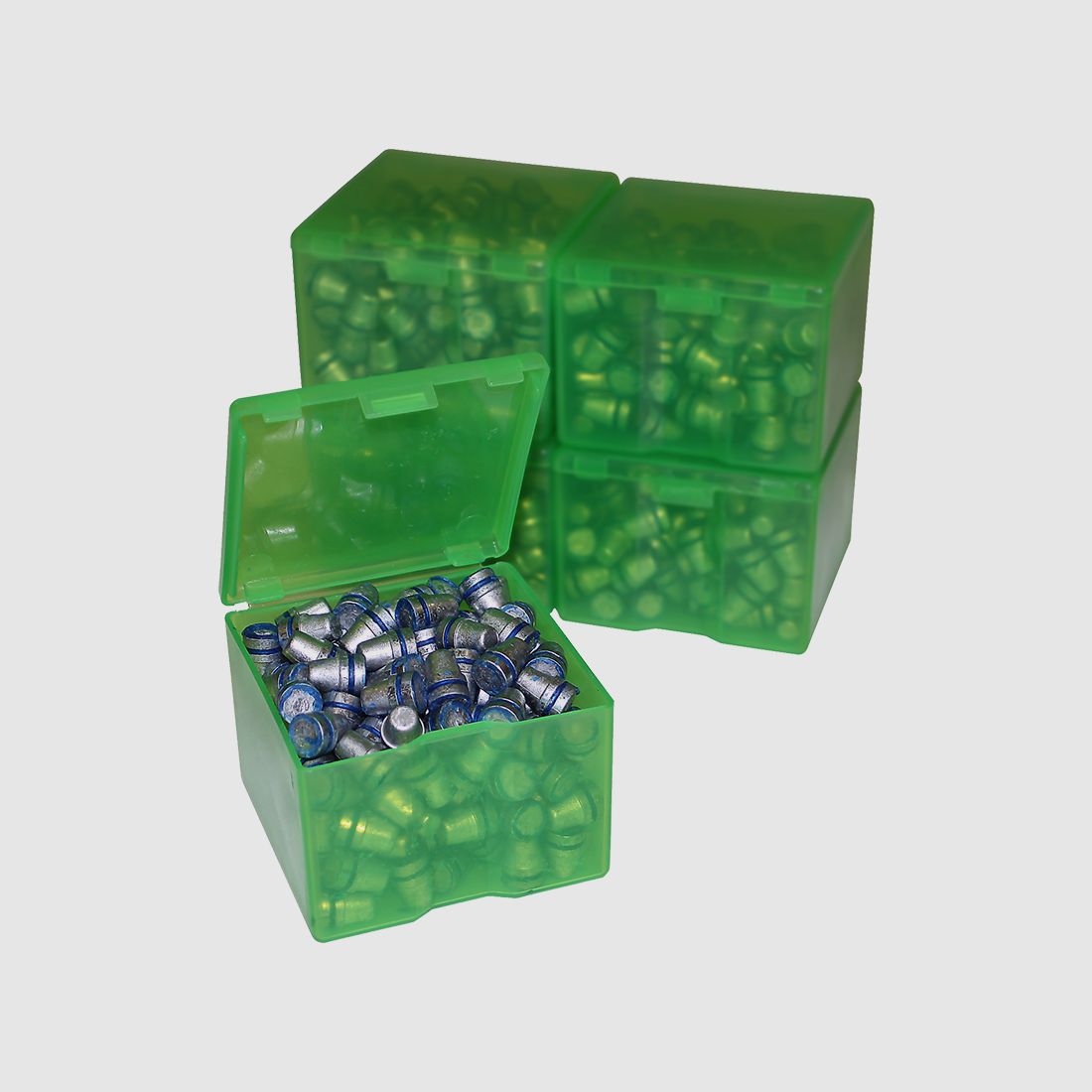 MTM Scatola per proiettili CAST-1-16 verde trasparente