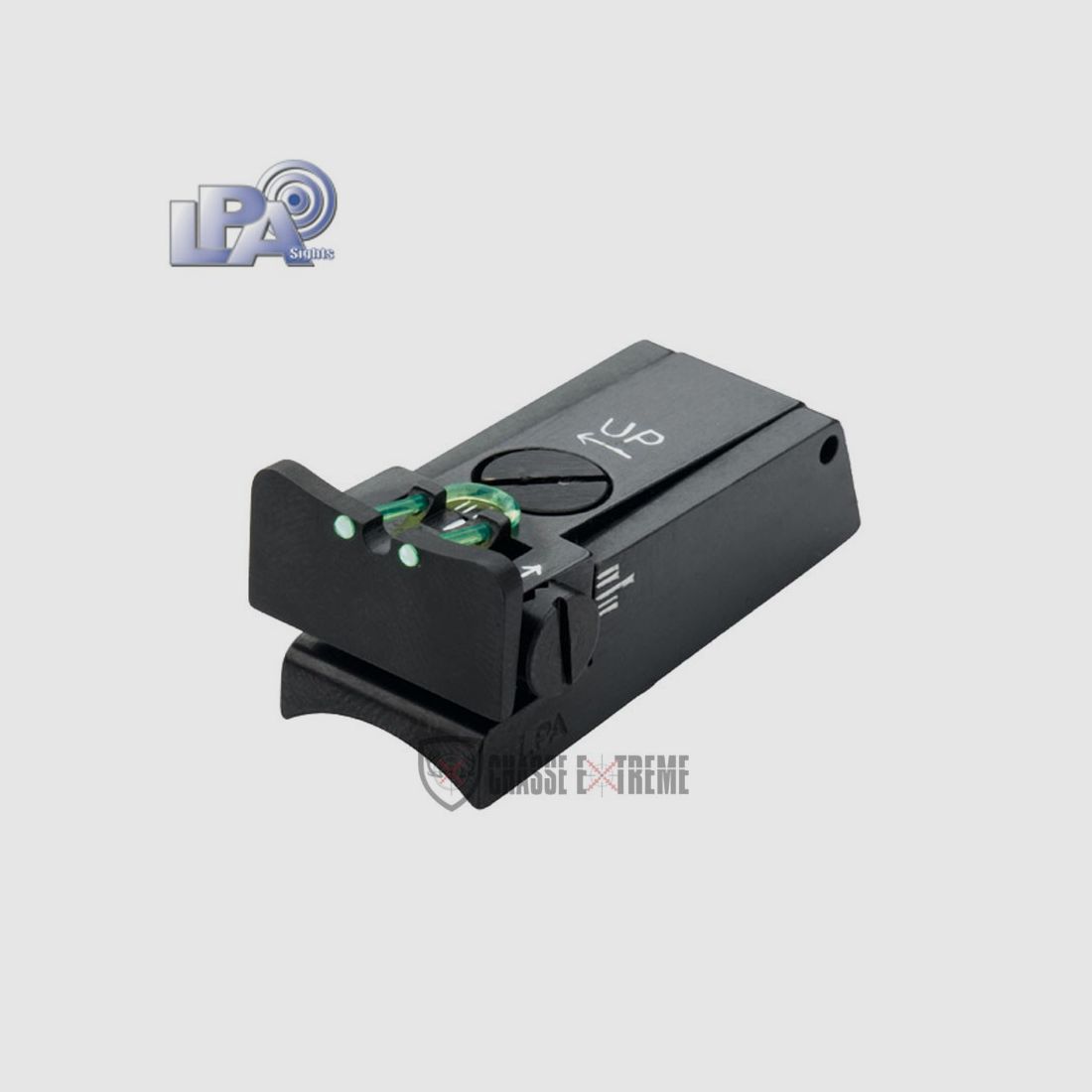 LPA Adjustable Height and Windage Sight with Fiber Optic