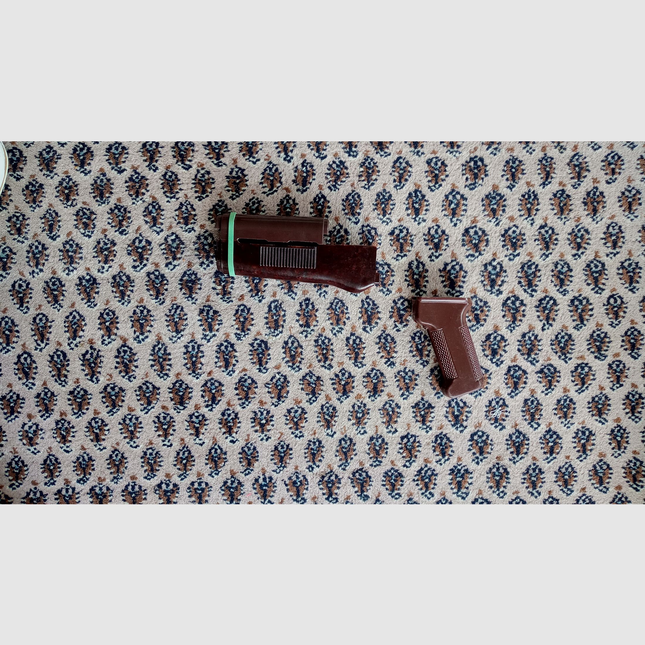 Set di protezione anteriore AKMS MPi dell'Est Germania per AKMS & AK74 DDR NVA in bakelite e plastica // montaggio indiretto anche per NEDI SDM Type 56 possibile, immagine 11 di 20
