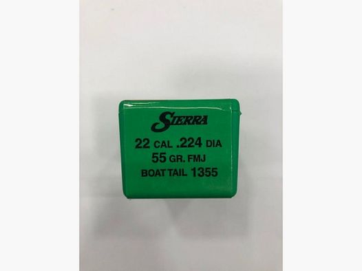 SIERRA Pociski .22 55gr QT 100 szt.