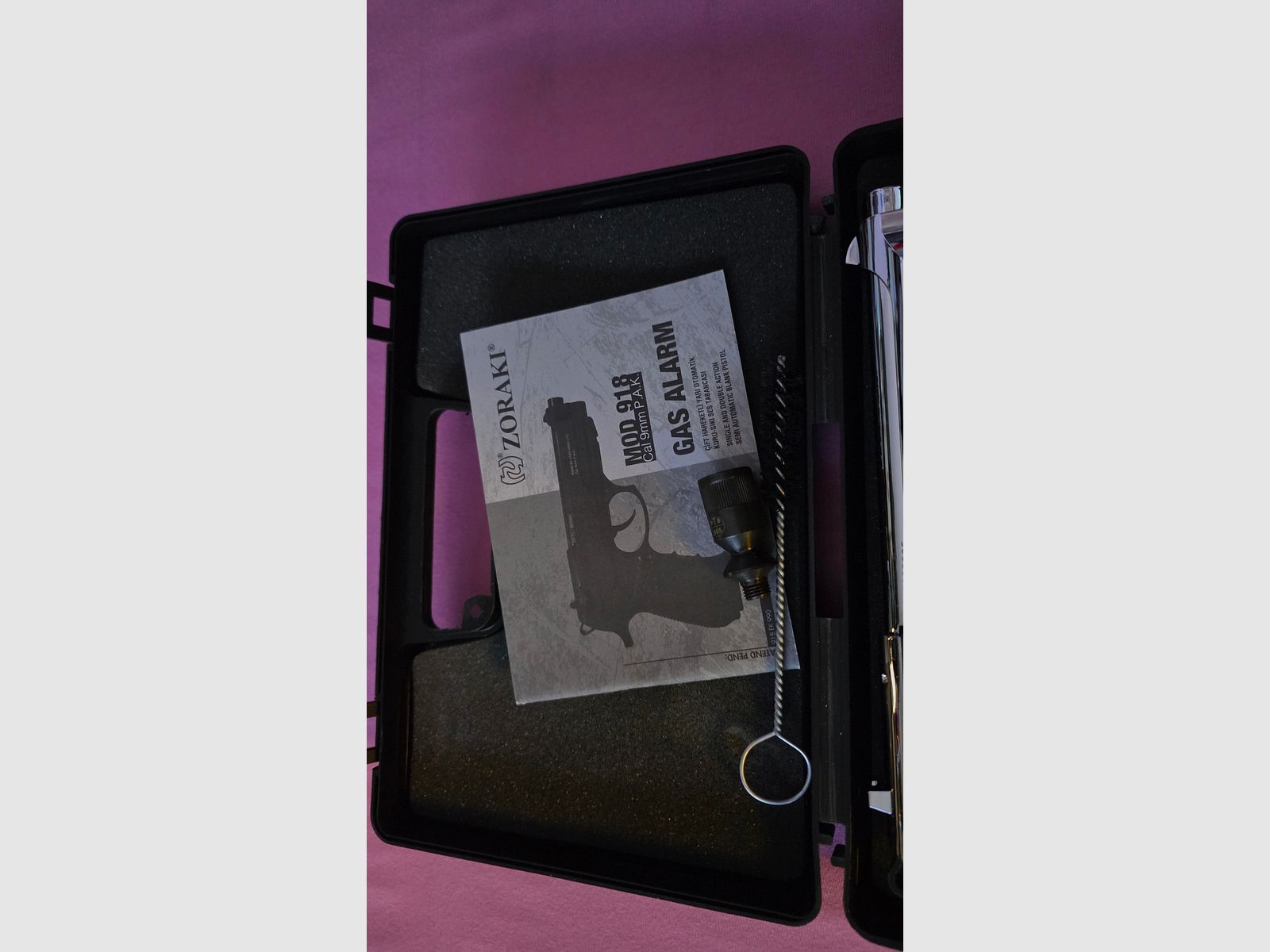 Zoraki 918-P Chrom Schreckschusspistole 9 mm P.A.K.