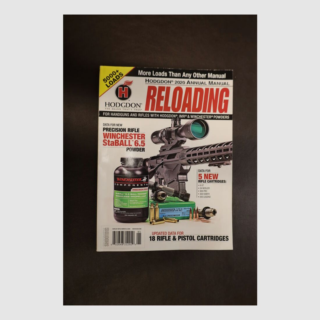 Hodgdon Reloading Annual Manual 2020