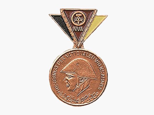 NVA Leistungsabzeichen NVA Reservisten bronzefarben