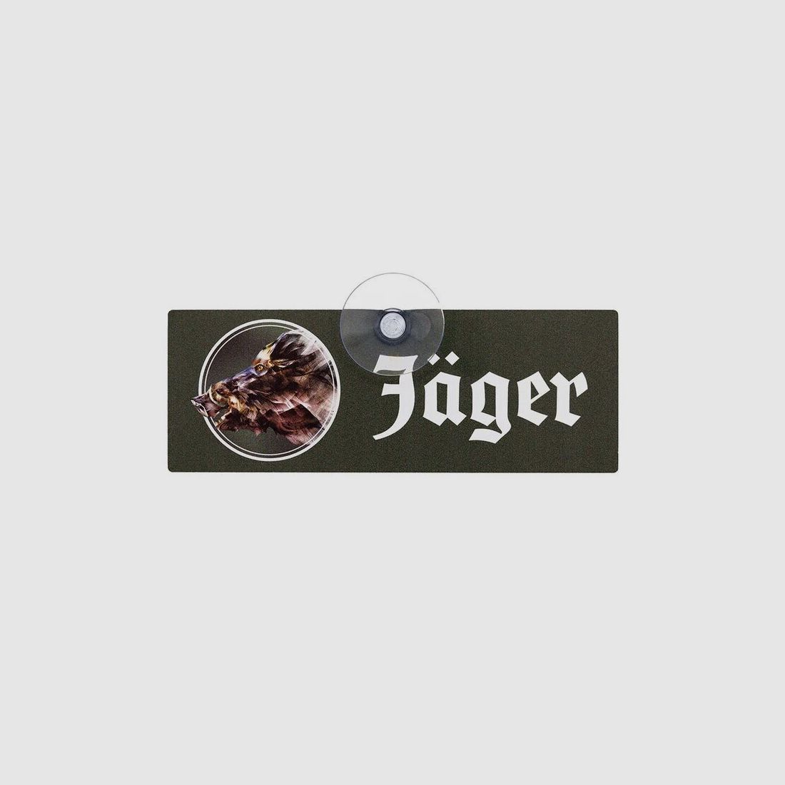 Wilde Hilde Autoschild mit Saugnapf - "Jäger"