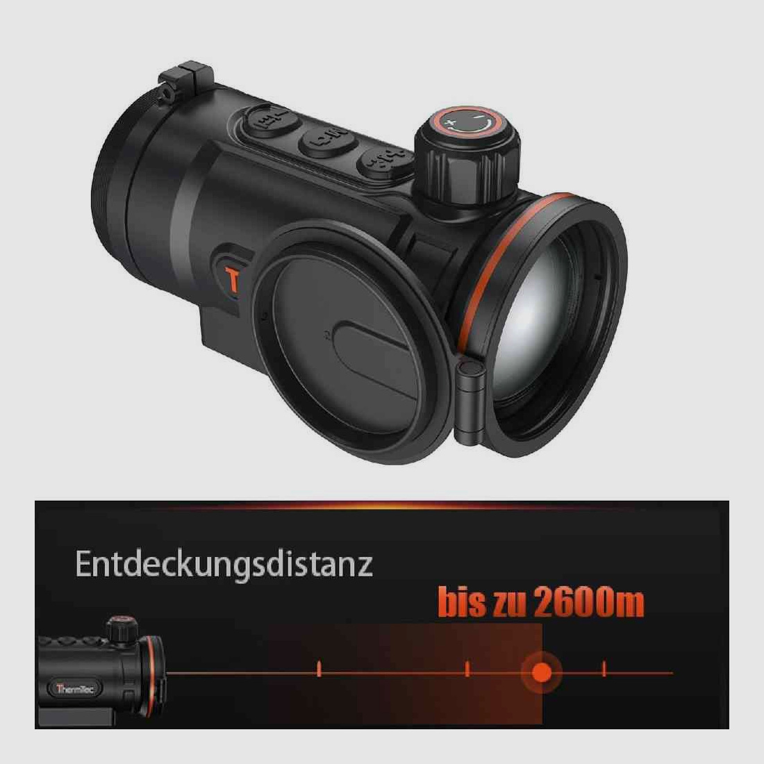 THERMTEC HUNT 650 Clip-On Warmtebeeldapparaat