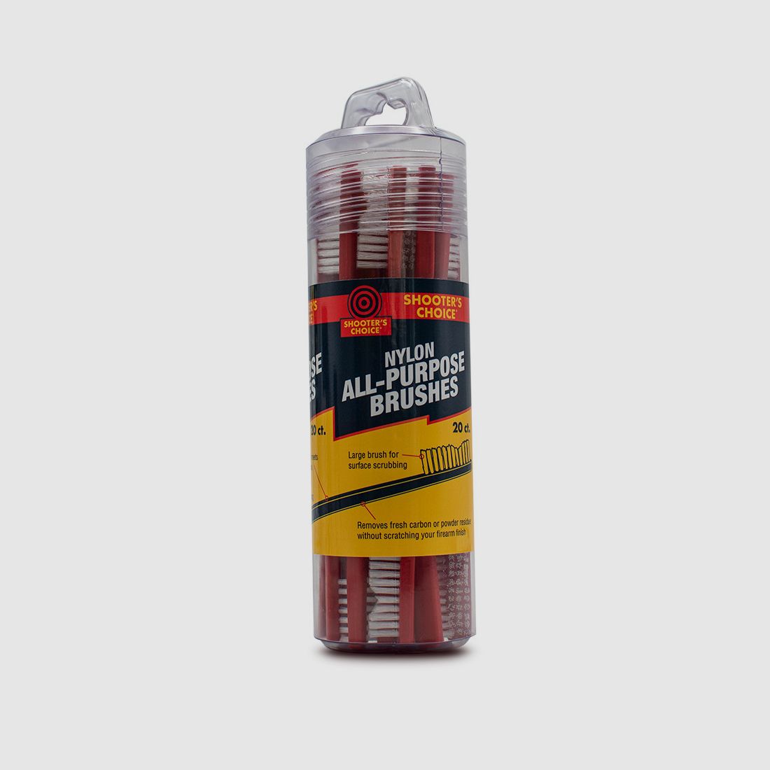 Shooter's Choice Nylon Putzbürsten – 20er Pack (SHF-316R-20)