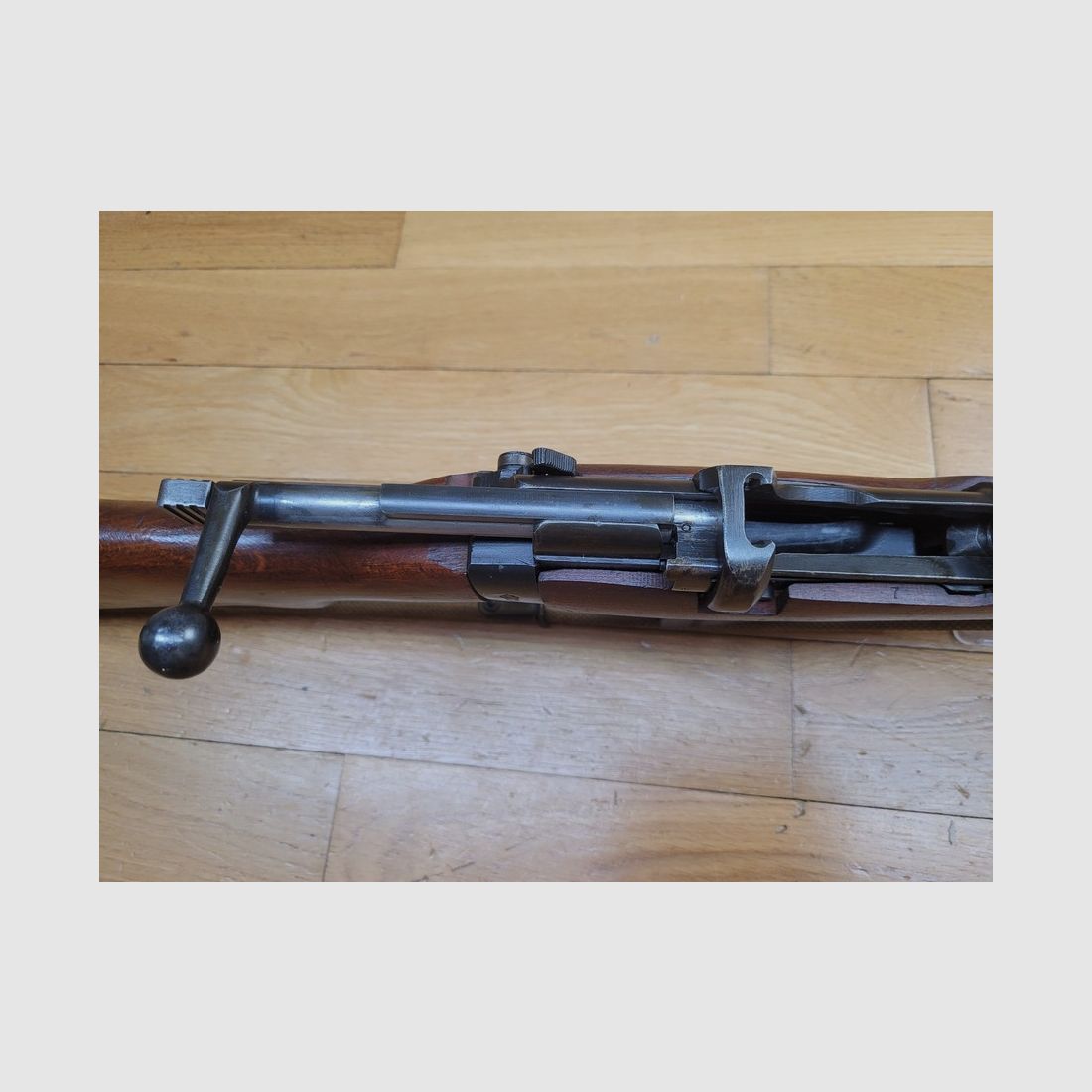 Sehr schöner englischer Gewehr Lee Enfield MKIII (*) – Sehr seltene englische Herstellung aus dem Zweiten Weltkrieg von B.S.A. aus 1943! – Originalkaliber 303 British – Mononummer – MUSEUMSZUSTAND!, Bild 21 von 41