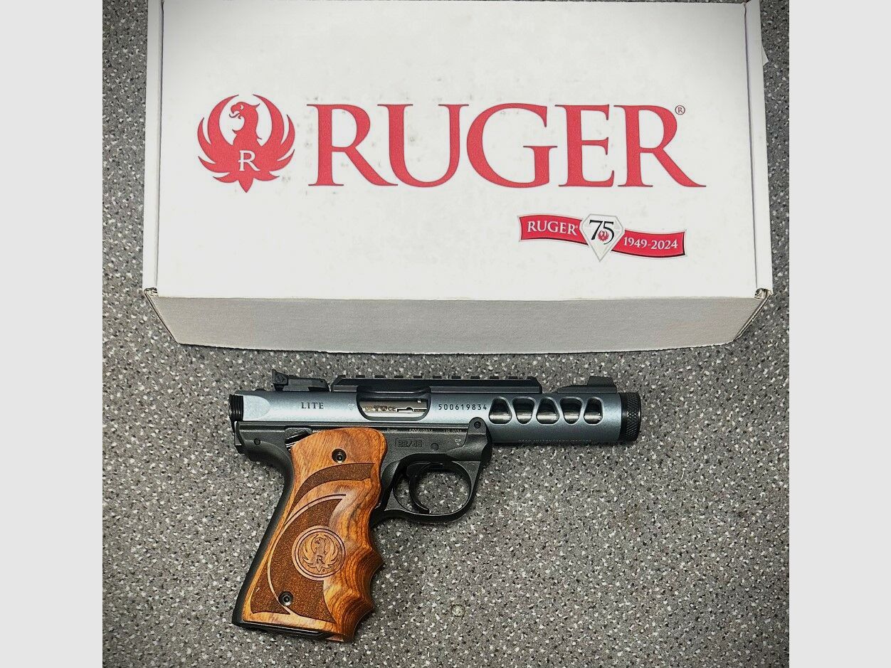 RUGER MK-IV 22/45 LITE 4,4" Grauer Schlitten