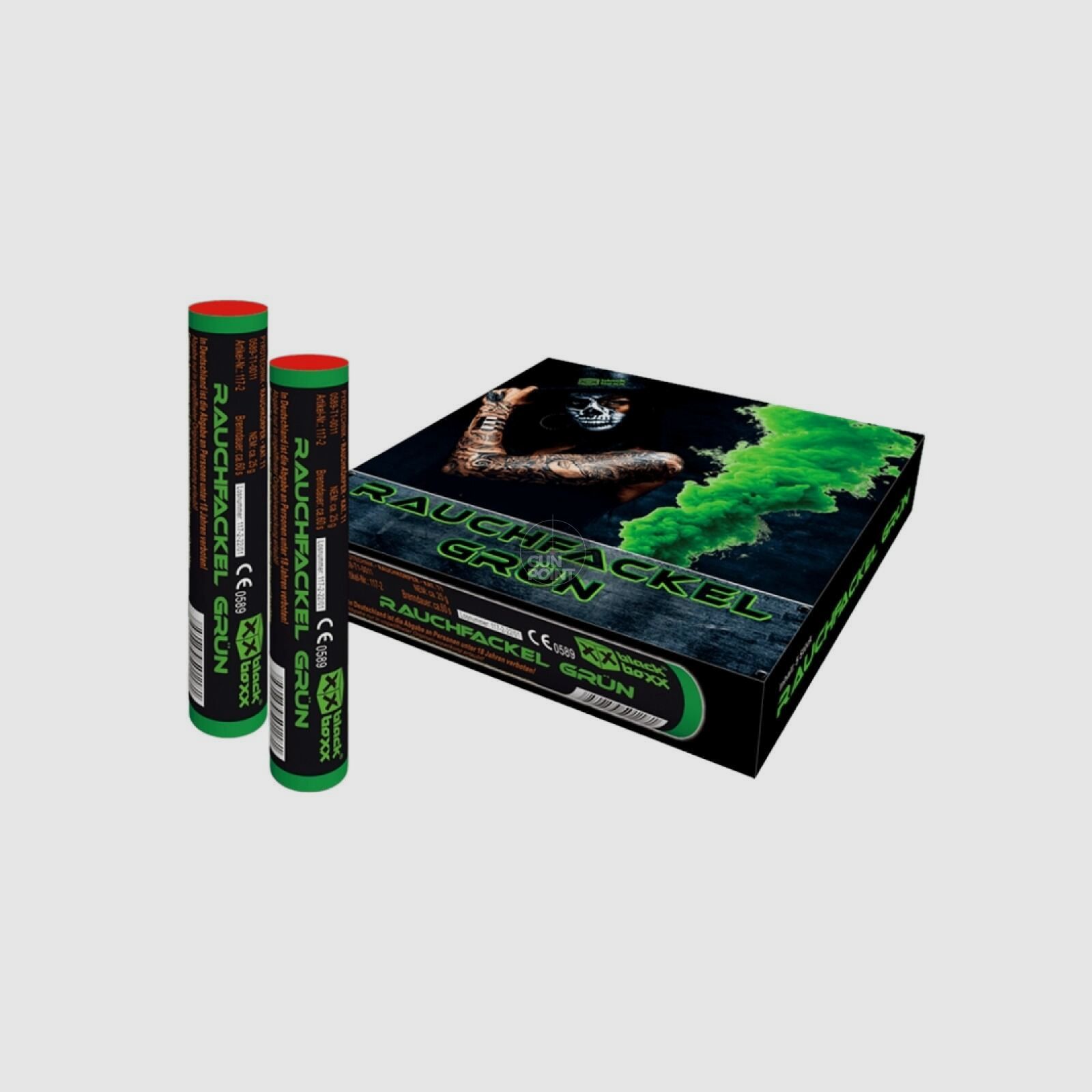 Blackboxx Rauchfackel 5er Pack 60 Sek. - Grn