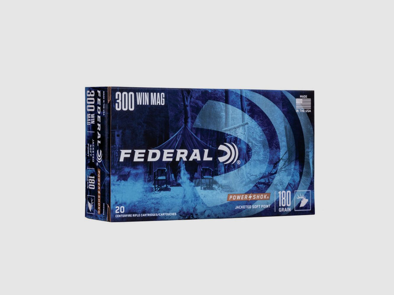 .300 Win mag FEDERAL POWER SHOK 180gr