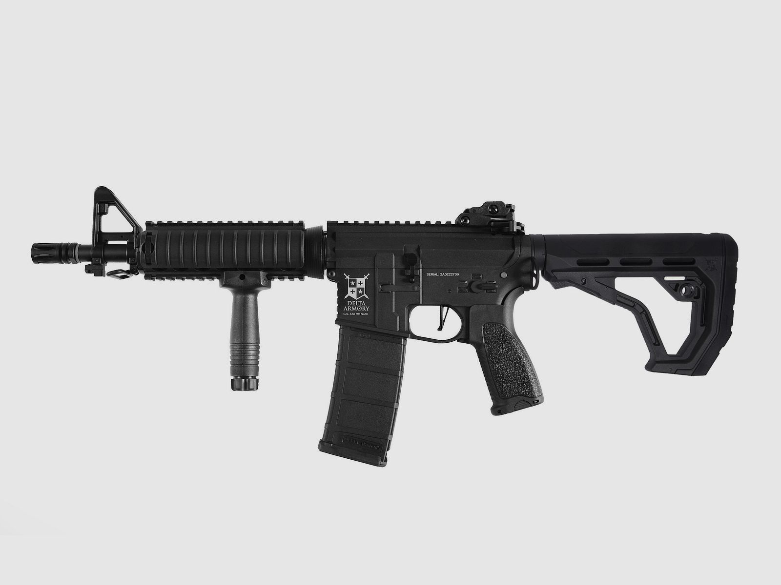 AR15 CQB-R Charlie EAGLE ETU Schwarz S-AEG Softair Gewehr Frei ab 18 Jahren | Delta Armory