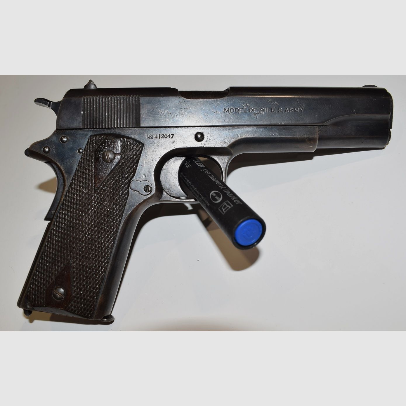 Pistole Selbstladepistole Colt 1911 Kal. 45 ACP Erster Weltkrieg 1918 guter Zustand, Bild 1 von 3