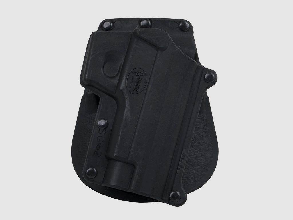 Schnellziehholster Paddel Holster GĂĽrtelholster Fobus fĂĽr Schreckschuss Pistole Sig Sauer P239 Kunststoff schwarz