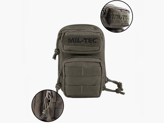 Mini Rucksack Schlüsselanhänger OLIVGRÜN