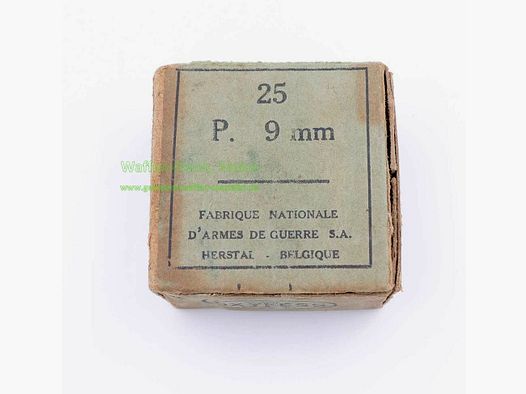 FN Fabrique Nationale Liège pistol ammunition
