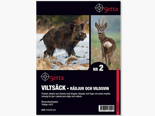 5etta Wildzak Ree/Wildzwijn 215x72cm