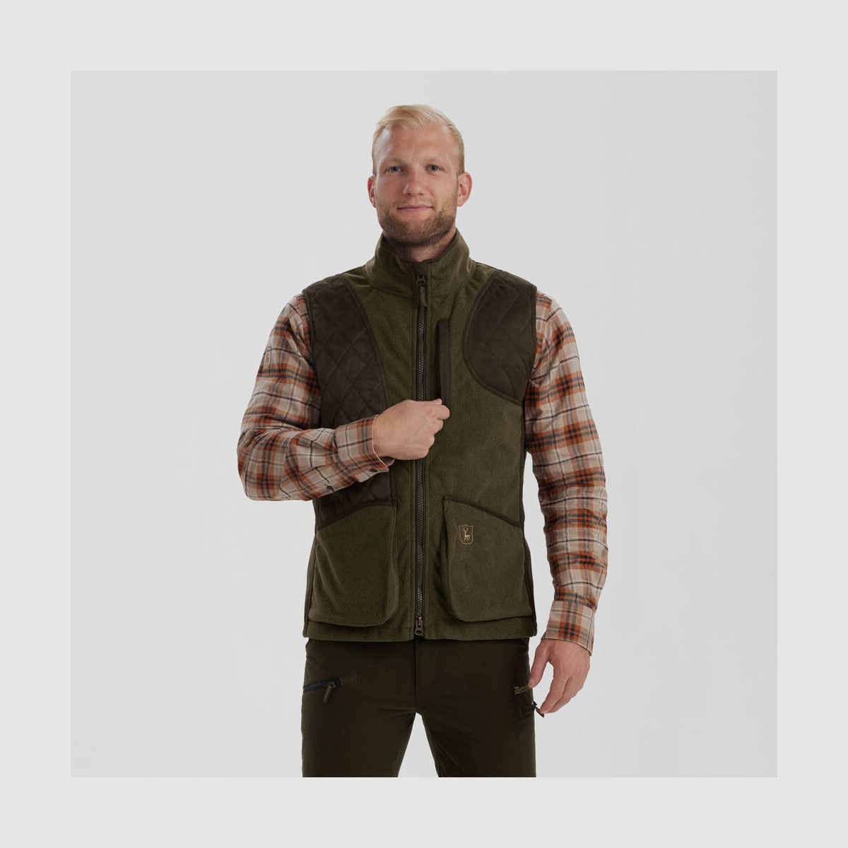 DEERHUNTER Gamekeeper Schießweste Graphite Green