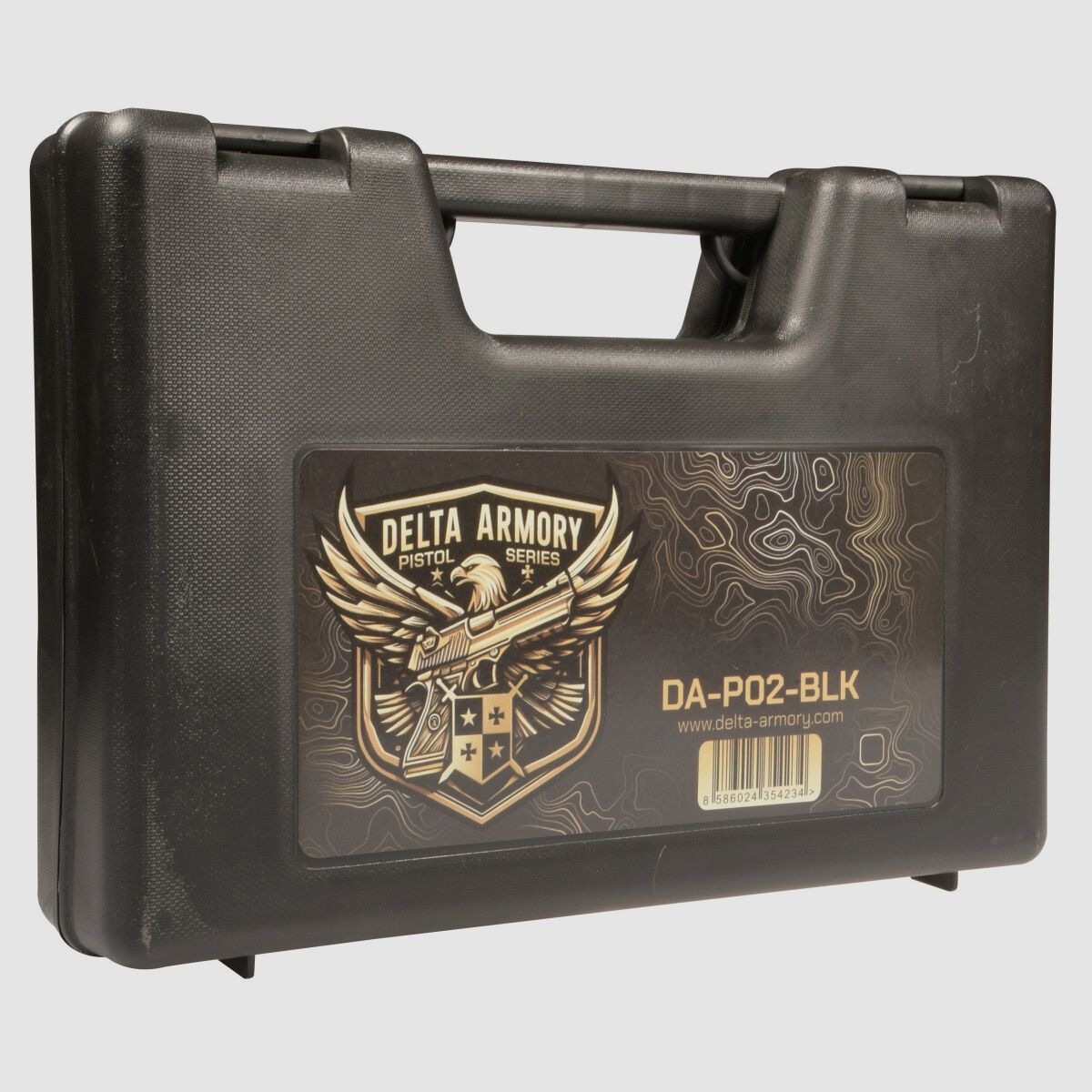 P02 GBB Airsoft Pistole in Schwarz | Delta Armory