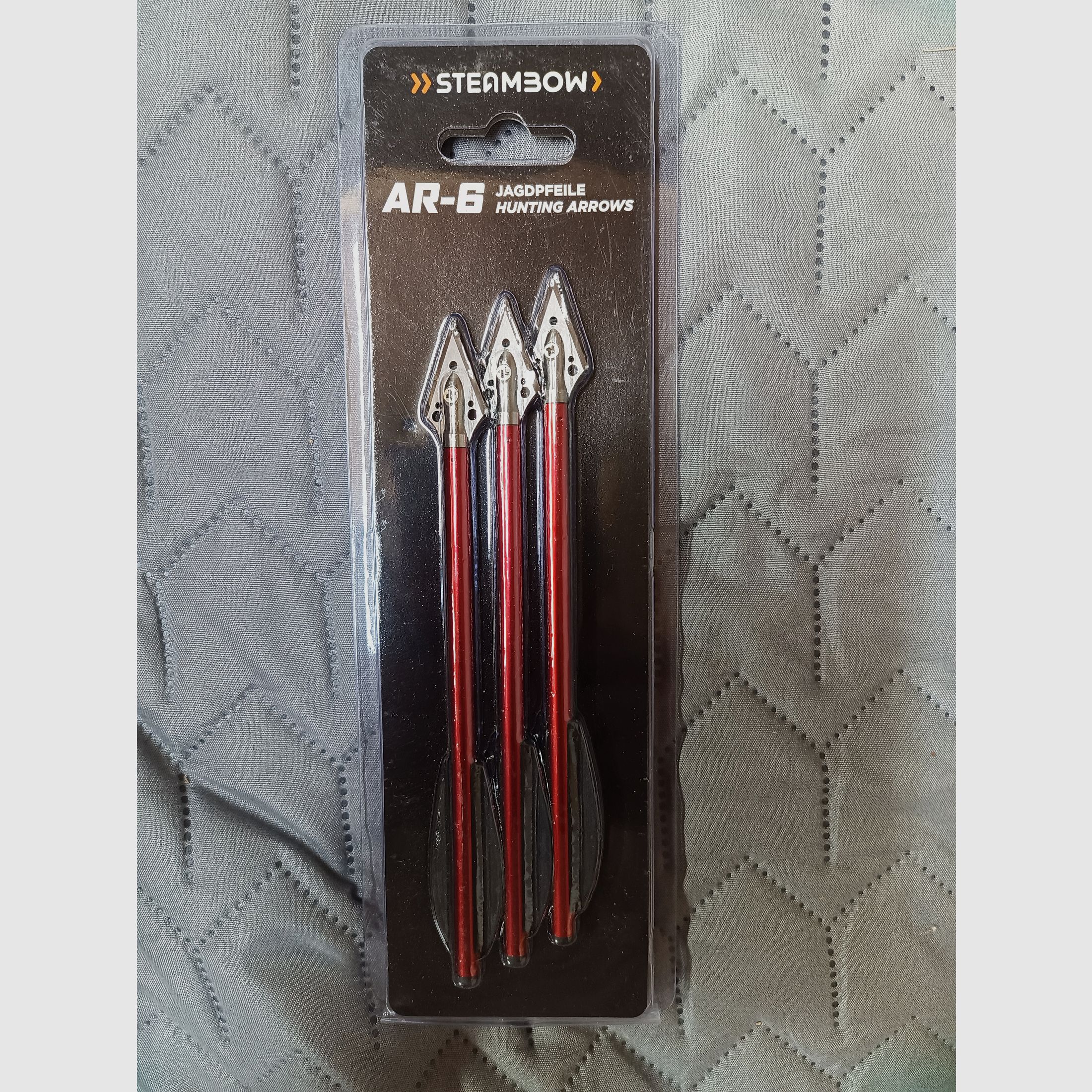 Steambow hunting bolts 3 pieces AR-6 Stinger 2 crossbow bolts