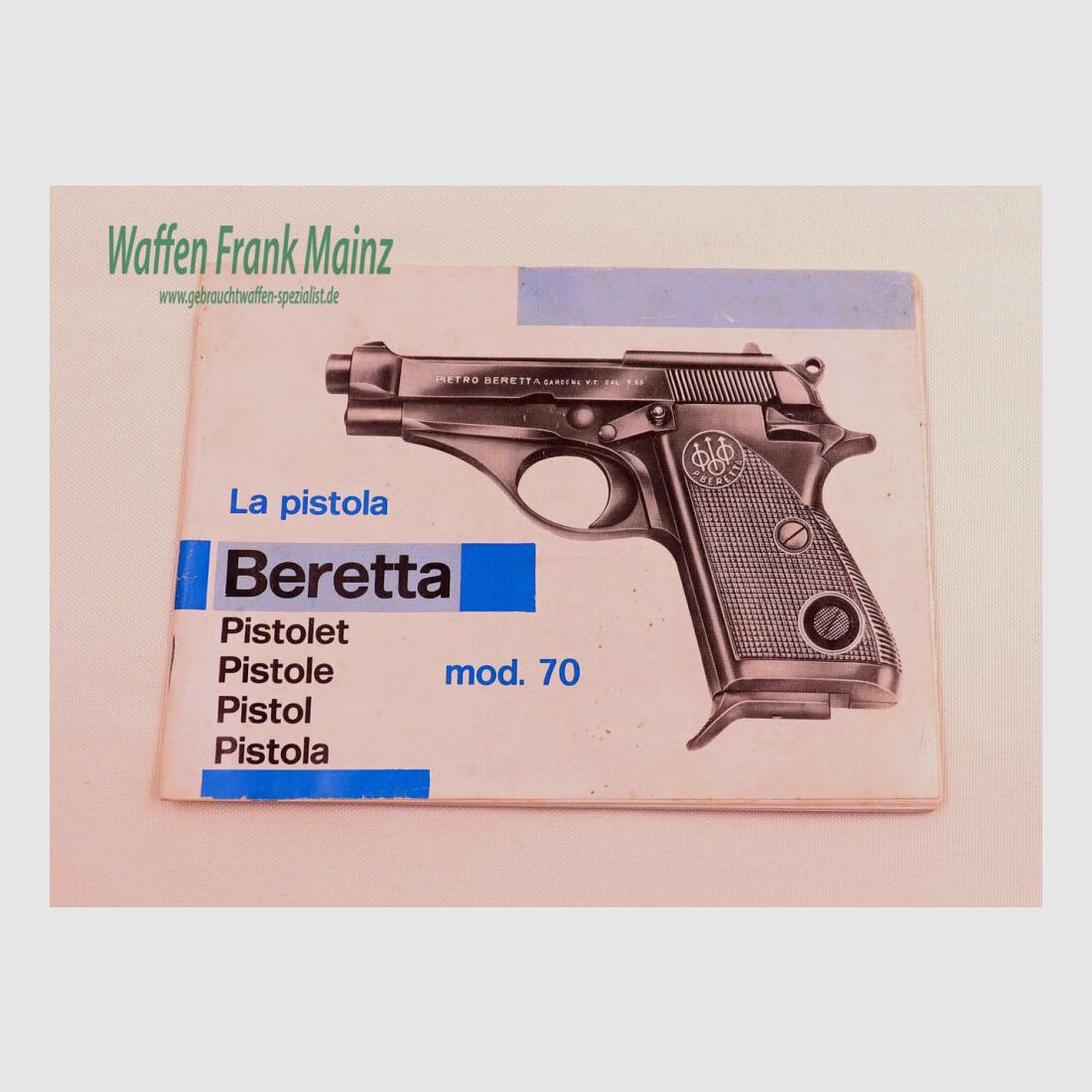Beretta - Gardone/Italien Bedienungsanleitung Mod. 70