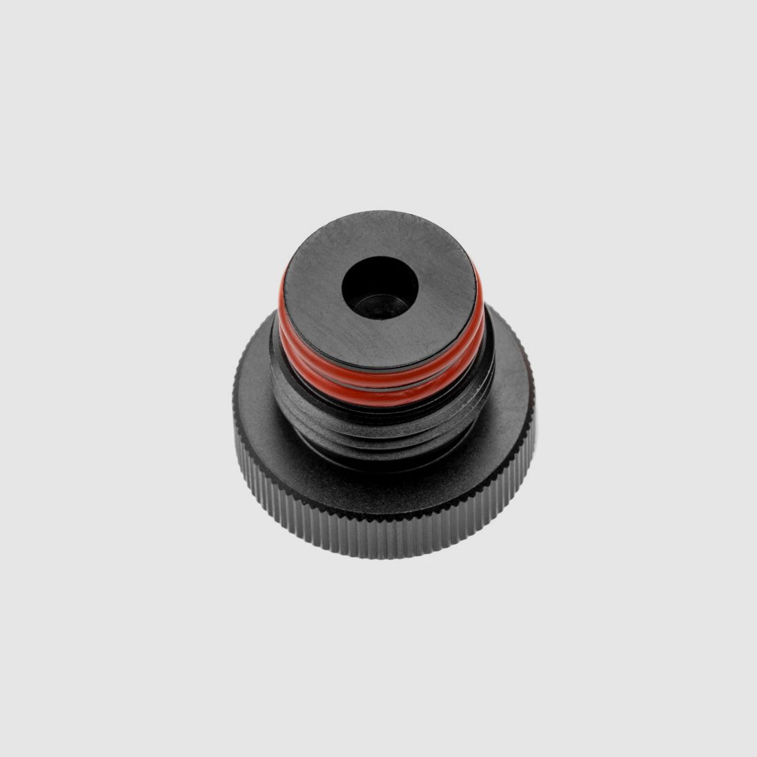 SMALL CO² CAP | FSC / FSC XP / Pistelle X-68 / IntruBuster.68 / Beeman BP50 kompatibel | Aluminium | Schwarz eloxiert