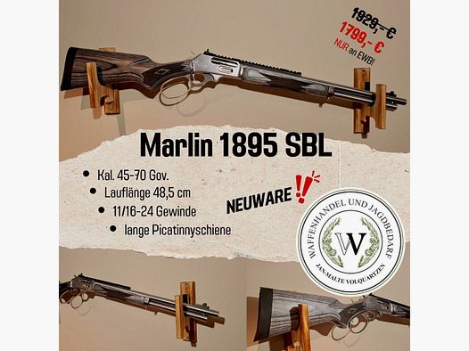 Marlin 1895 SBL 45/70Gov.