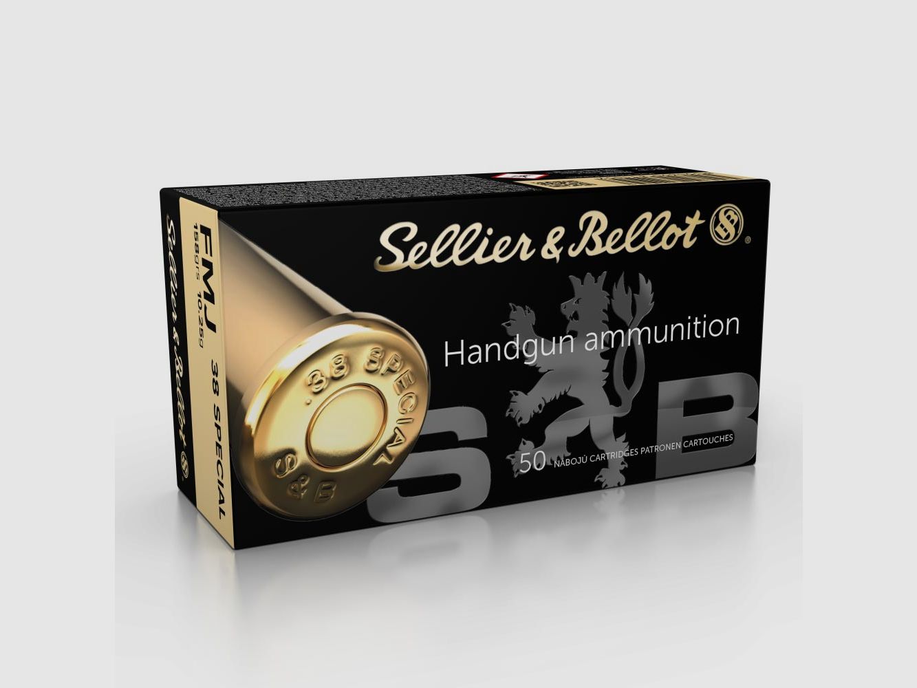 .38 Special SELLIER & BELLOT 158gr FMJ FLAT-NOSE