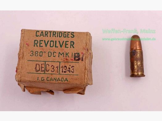 Inglis - Canada Revolvermunition .380MK II