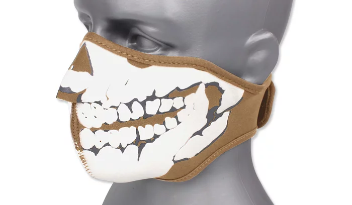 Masque en néoprène 3D Skull - Coyote Brown - 219292-CB - 101 Inc., image 1 sur 2