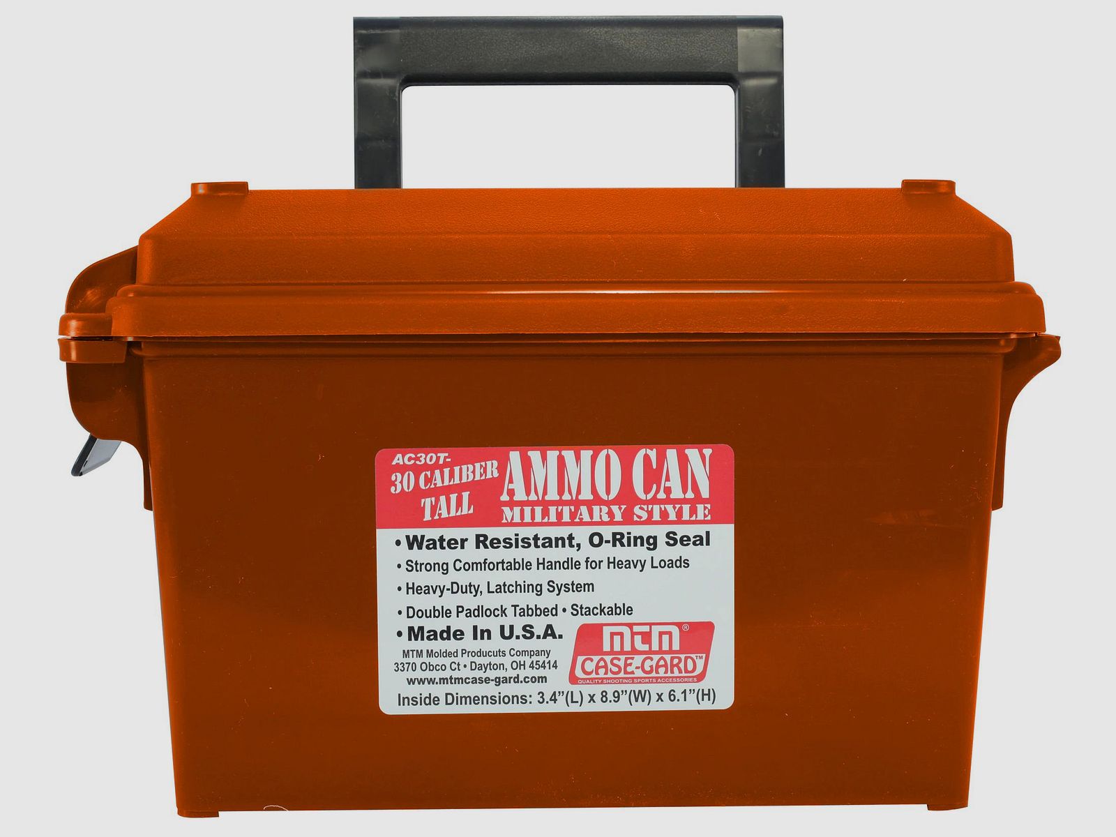 MTM scatola per munizioni Tall AC30T-35 arancione