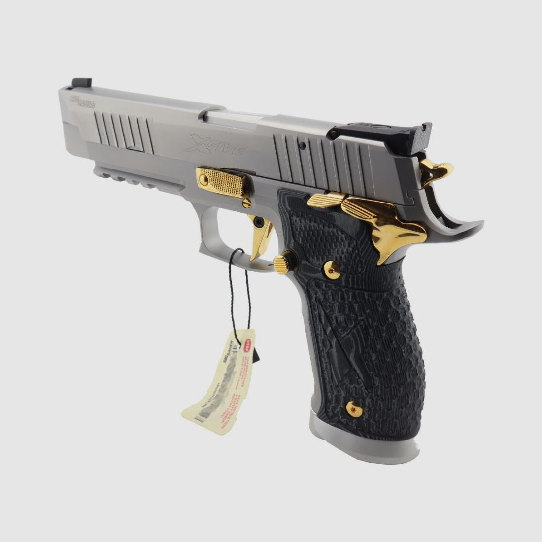 Sig Sauer	 P226 X-Five Supermatch Stainless & Gold eine der letzten aus deutscher Fertigung