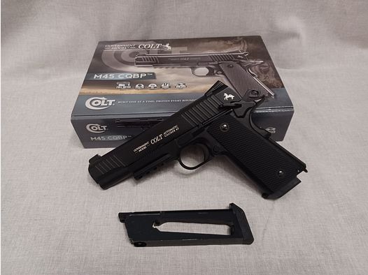 Colt M45 CQBP / 4,5 mm BB / BlowBack / CO2 / Pistole / OVP (40)