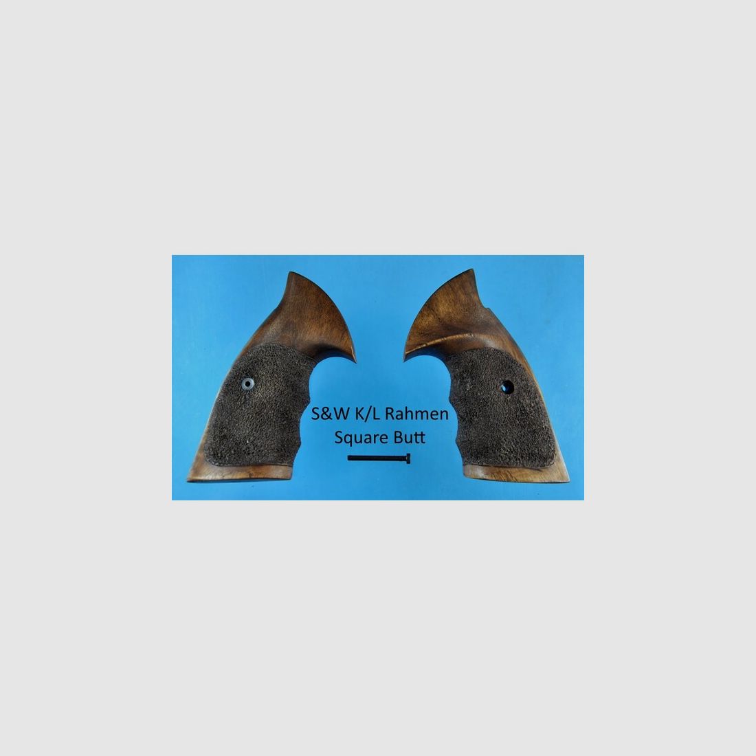 Nussbaum-Griffschalen für S&W K/L-Rahmen Square Butt (eckiger Rahmen)