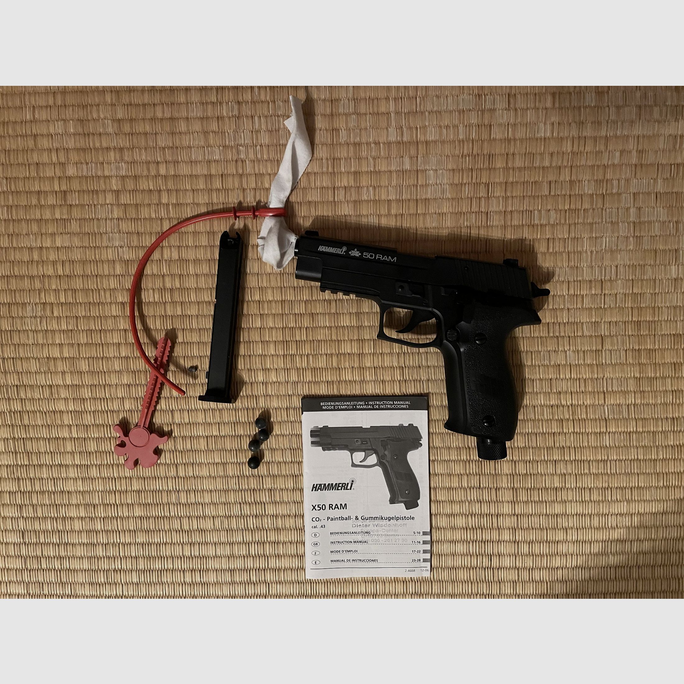 Umarex Hämmerli X50 RAM CO2 Paintball - pistolet na kulki gumowe