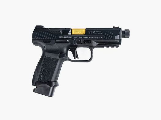Canik TP9 Elite Combat Black Executive Golden Barrel Threaded