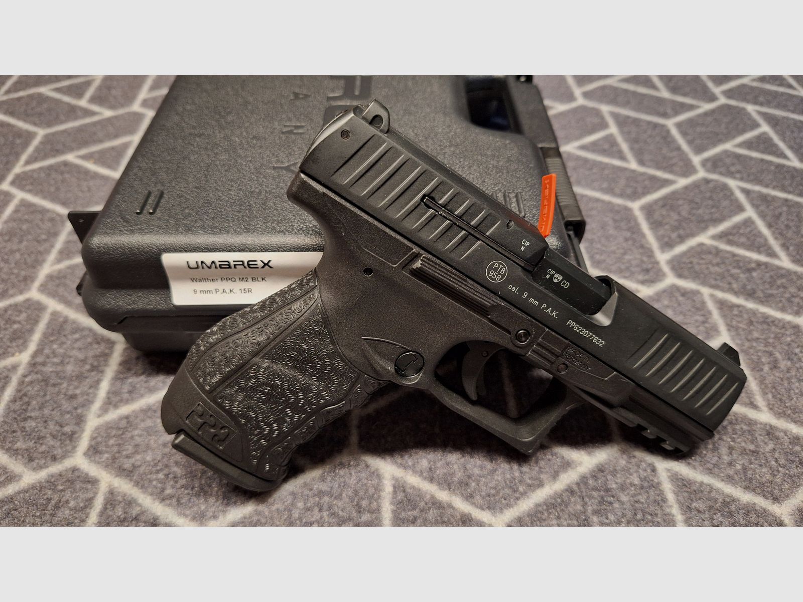 Walther PPQ M2 Schreckschuss Pistole 9mm P.A.K. schwarz NEU!