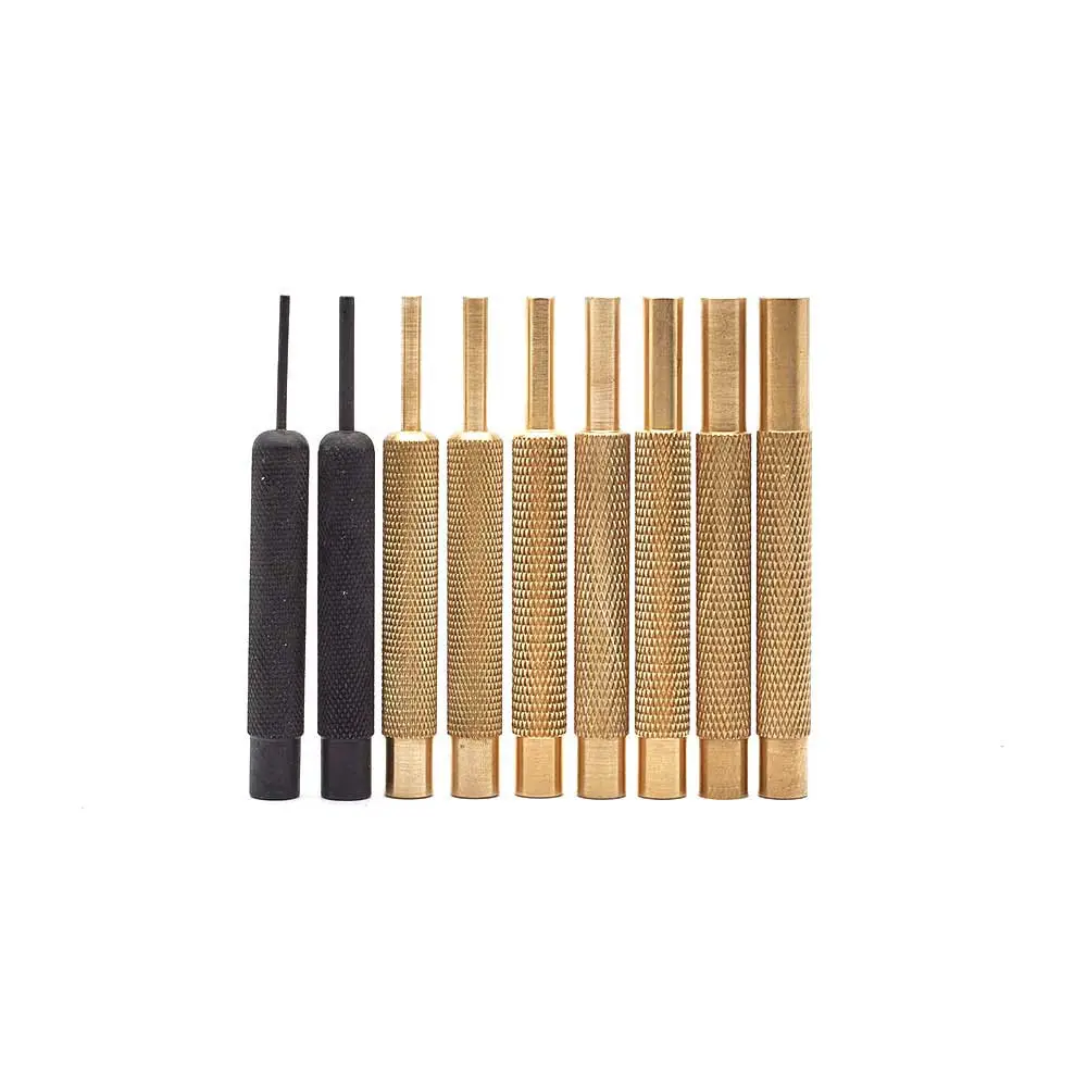 Set aus 9 Jagd-Pins aus Stahl und Messing – GUNPANY / VECTOR OPTICS, Bild 1 von 2