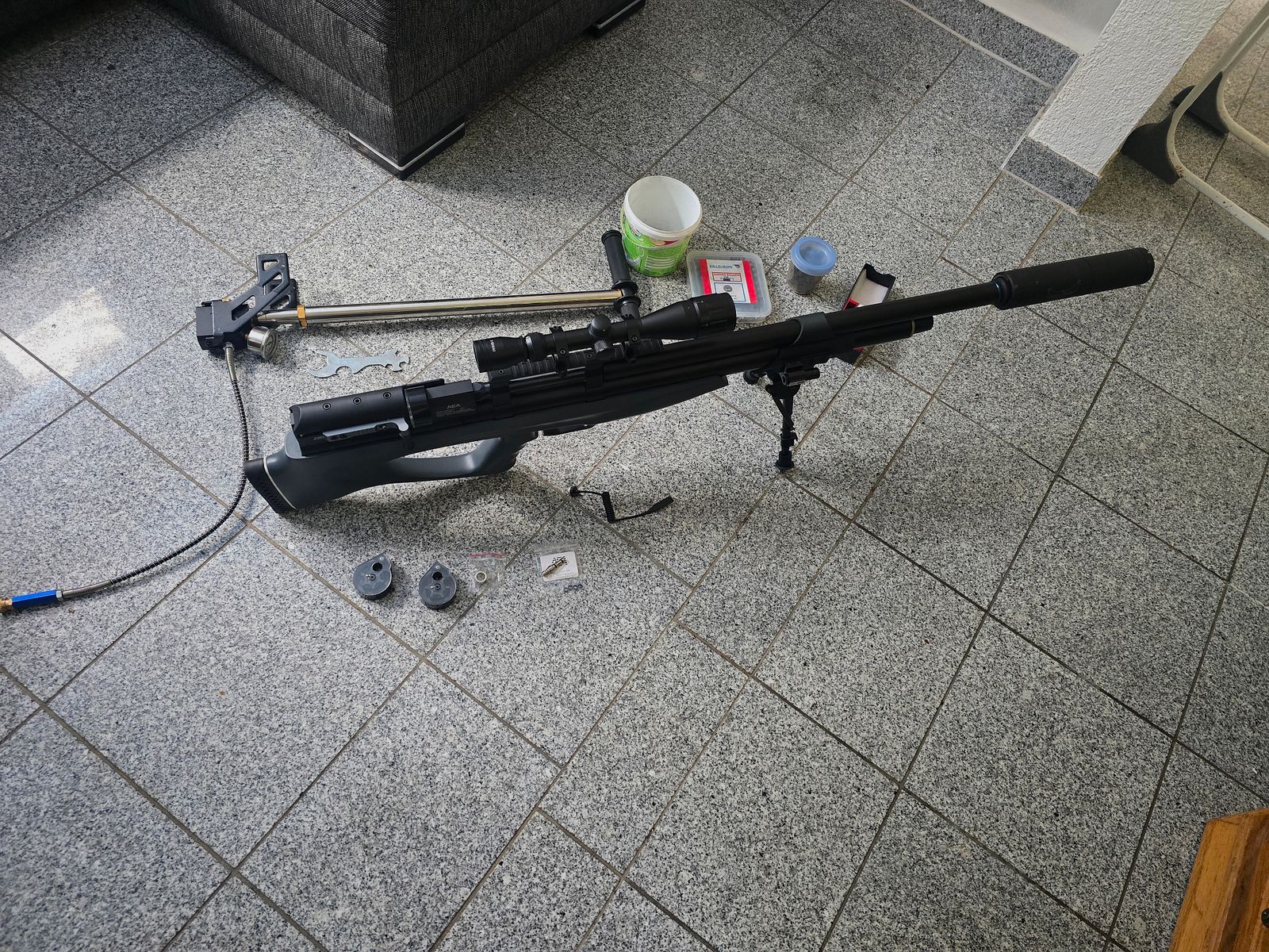 AEA Challenger kaliber 50 mit viel Zubehör 