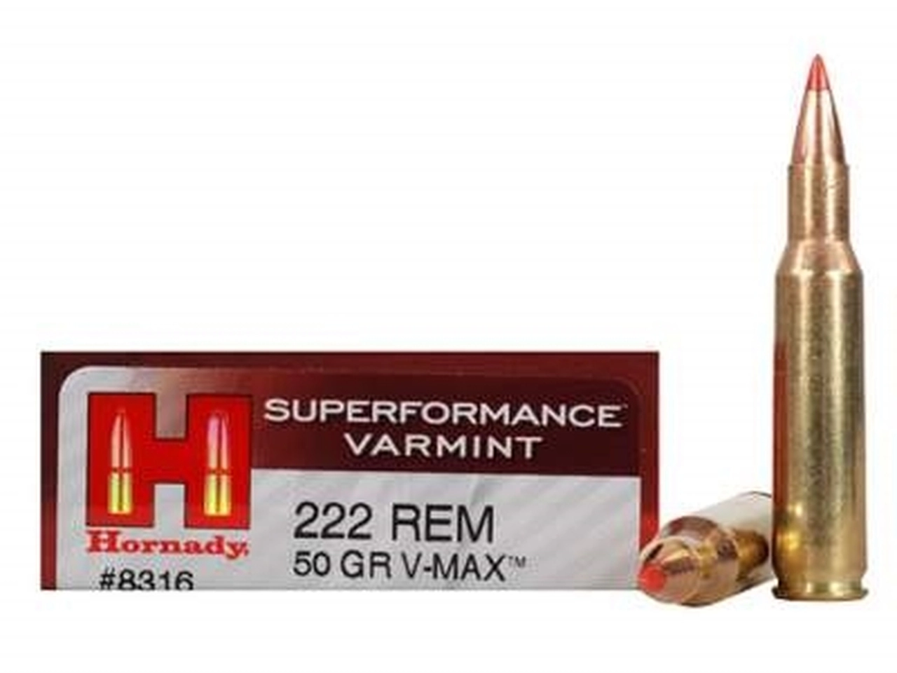 Hornady Surperformance V-Max 50 grs Kal. 222 Munition, Bild 1 von 5