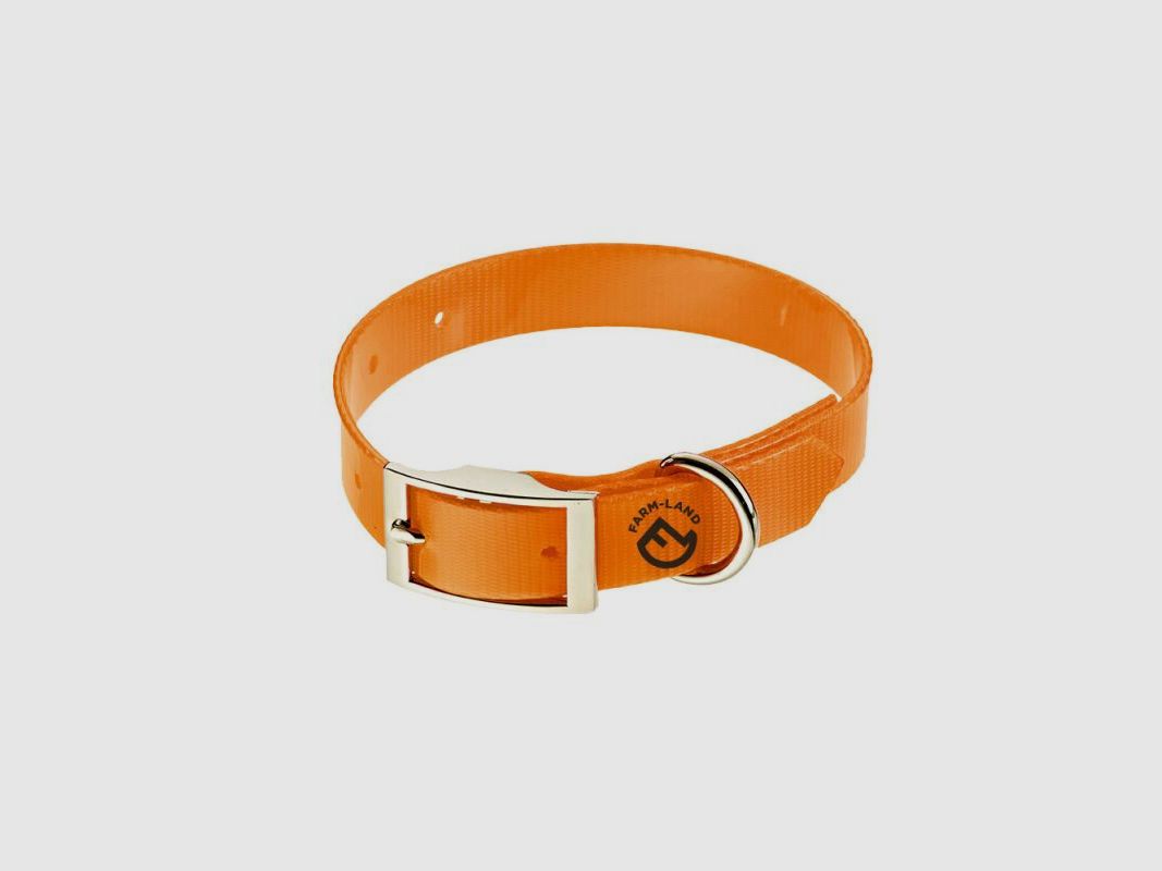 Farm-Land Hunde Halsung Basic signalorange 60